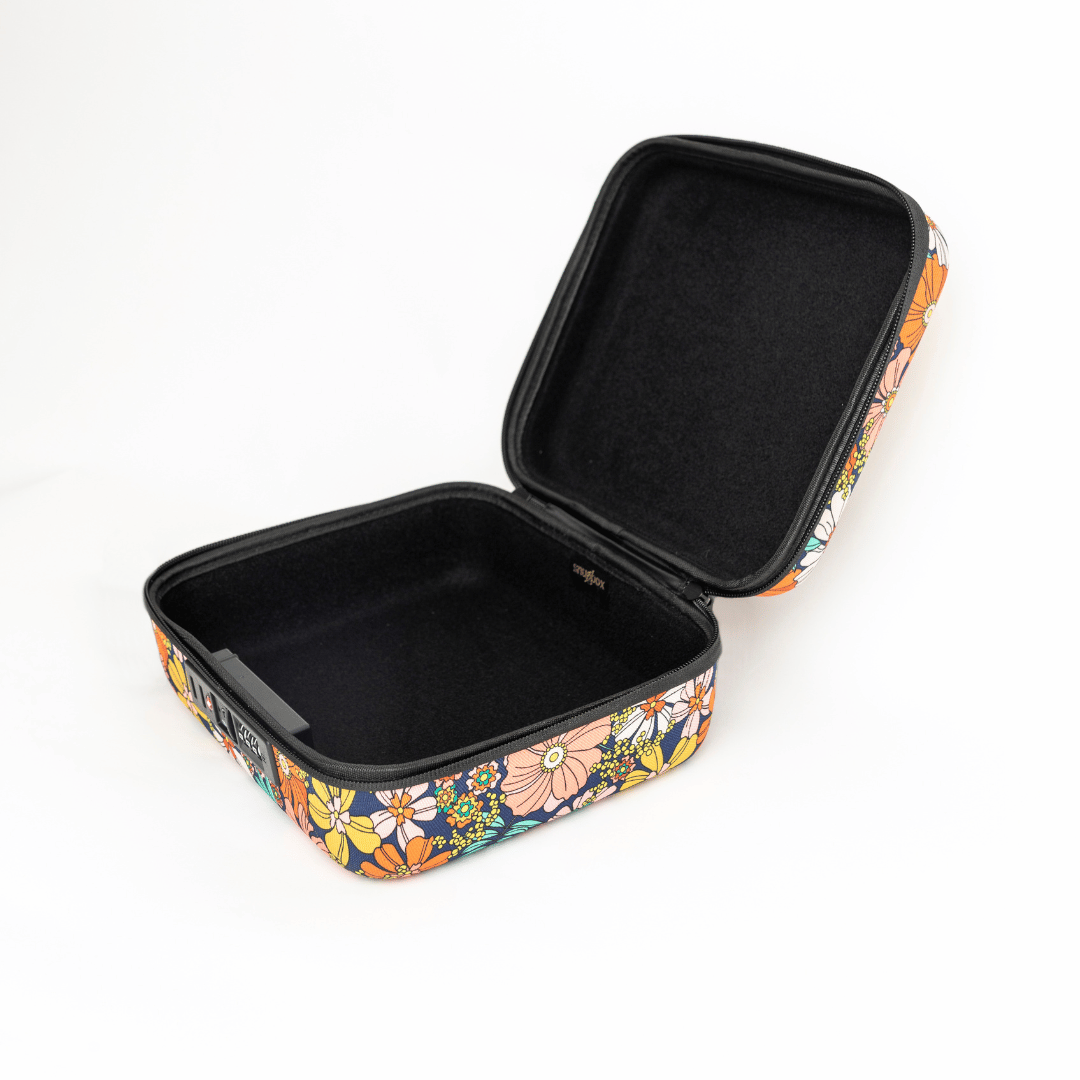 Stash Lockbox - Retro Trixie Floral Print