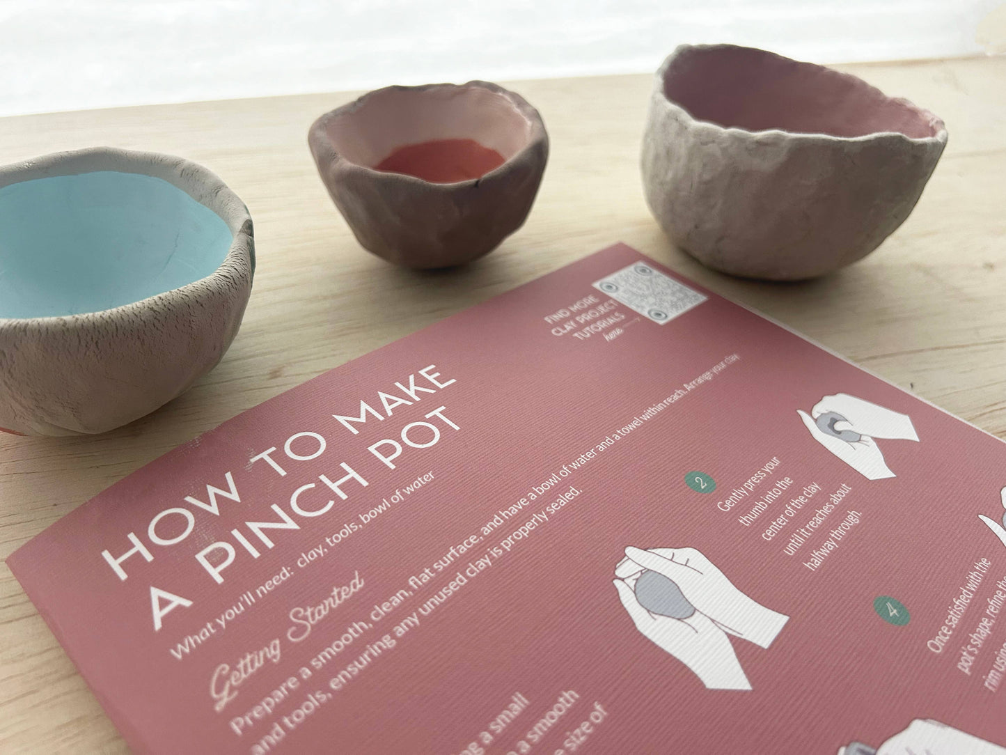 Meditative Art Clay Kit + Self-Care Meditations Set