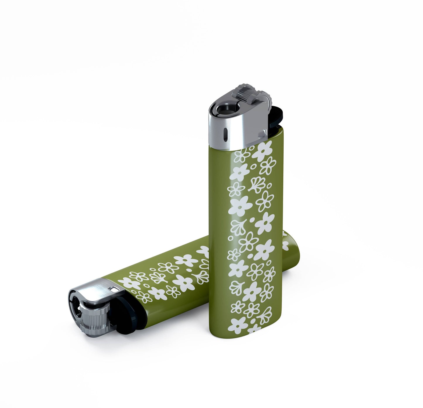 Vintage Pyrex Design Lighters: Snowflake