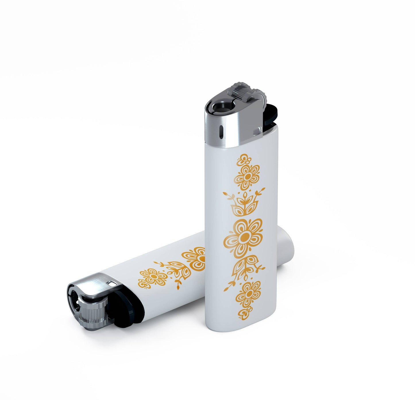 Vintage Pyrex Design Lighters: Butterfly Gold