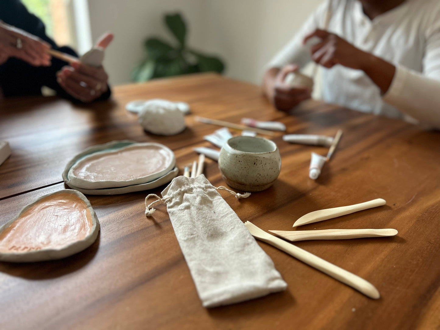 Meditative Art Clay Kit + Self-Care Meditations Set