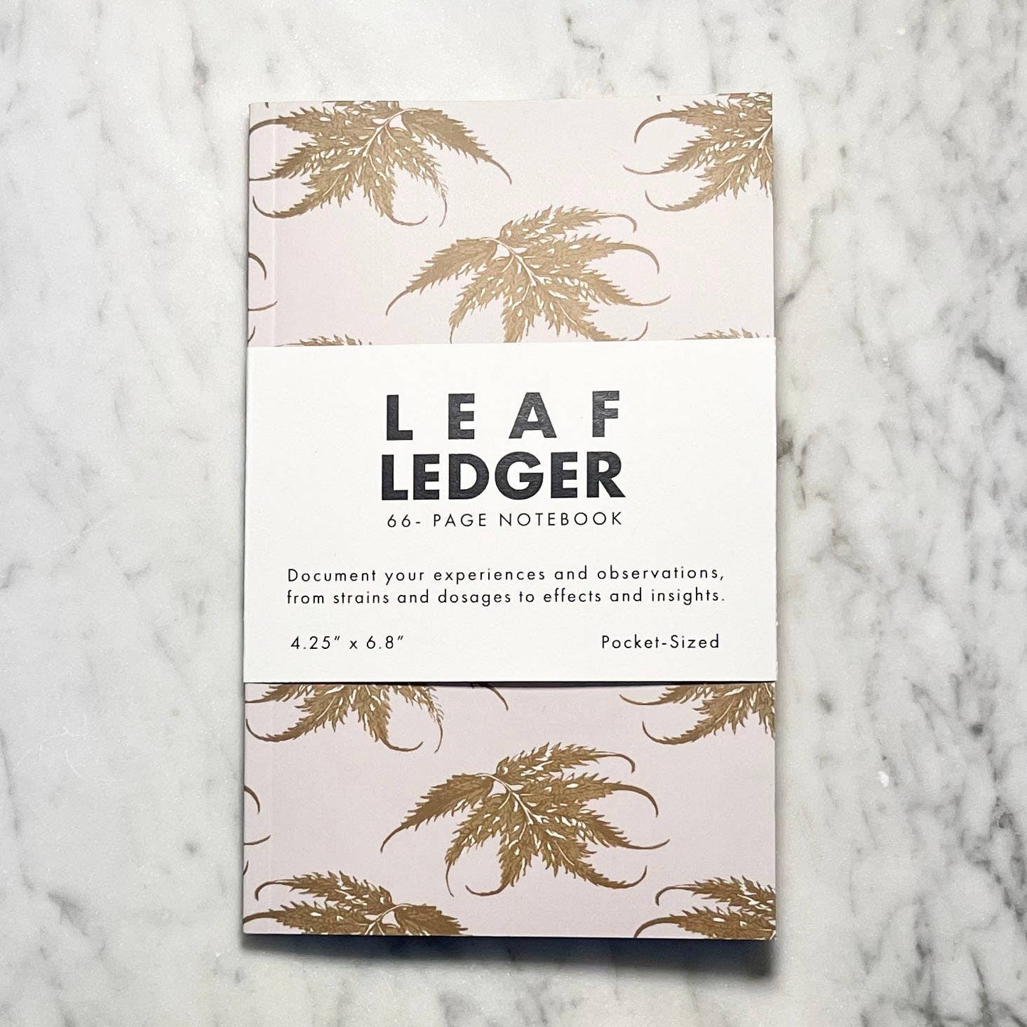 Leaf Ledger Pocket-Sized Notebook