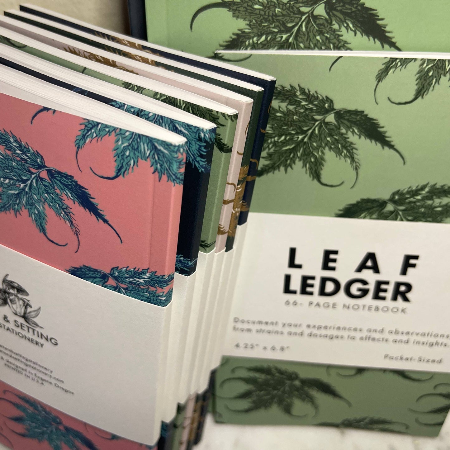 Leaf Ledger Pocket-Sized Notebook