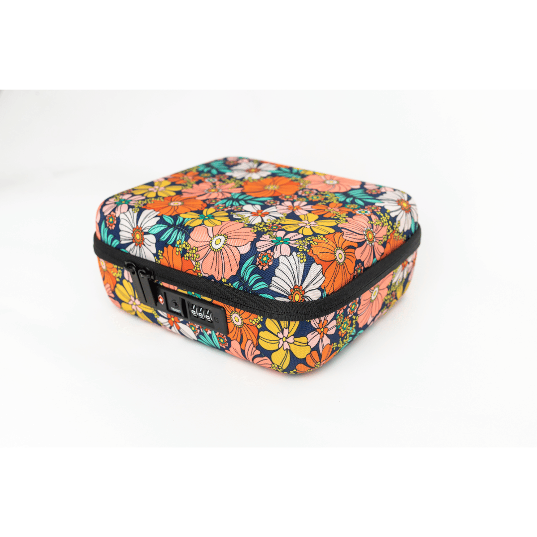 Stash Lockbox - Retro Trixie Floral Print