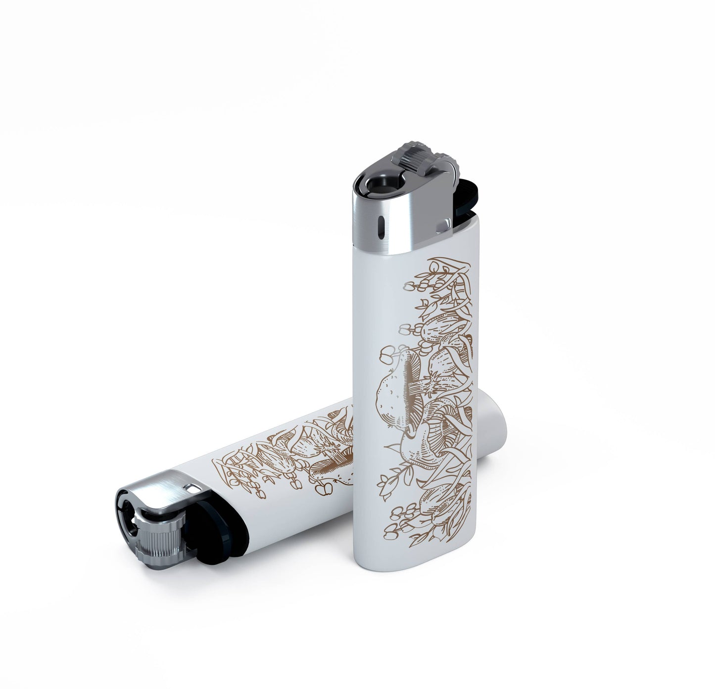 Vintage Pyrex Design Lighters: Snowflake