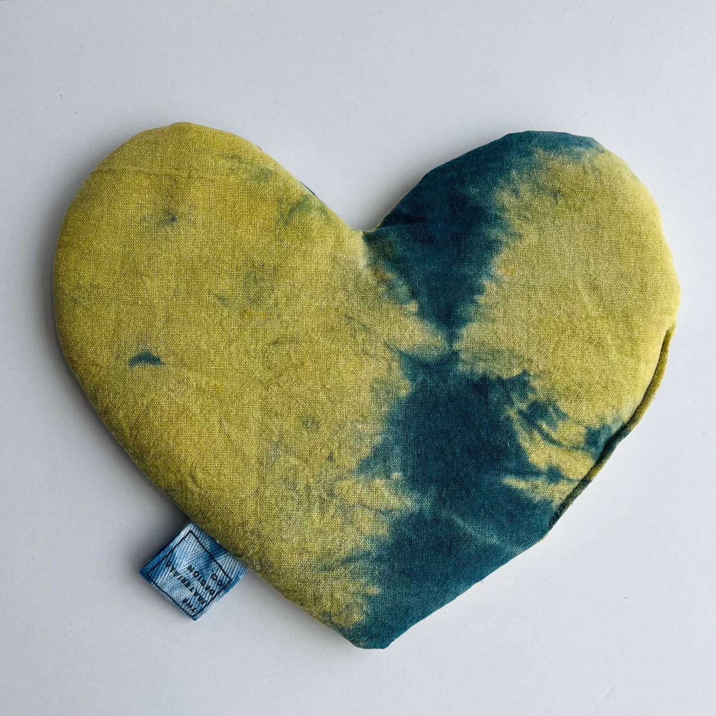 Heart Eye Pillow - Botanically Dyed - Sunshine Yellow