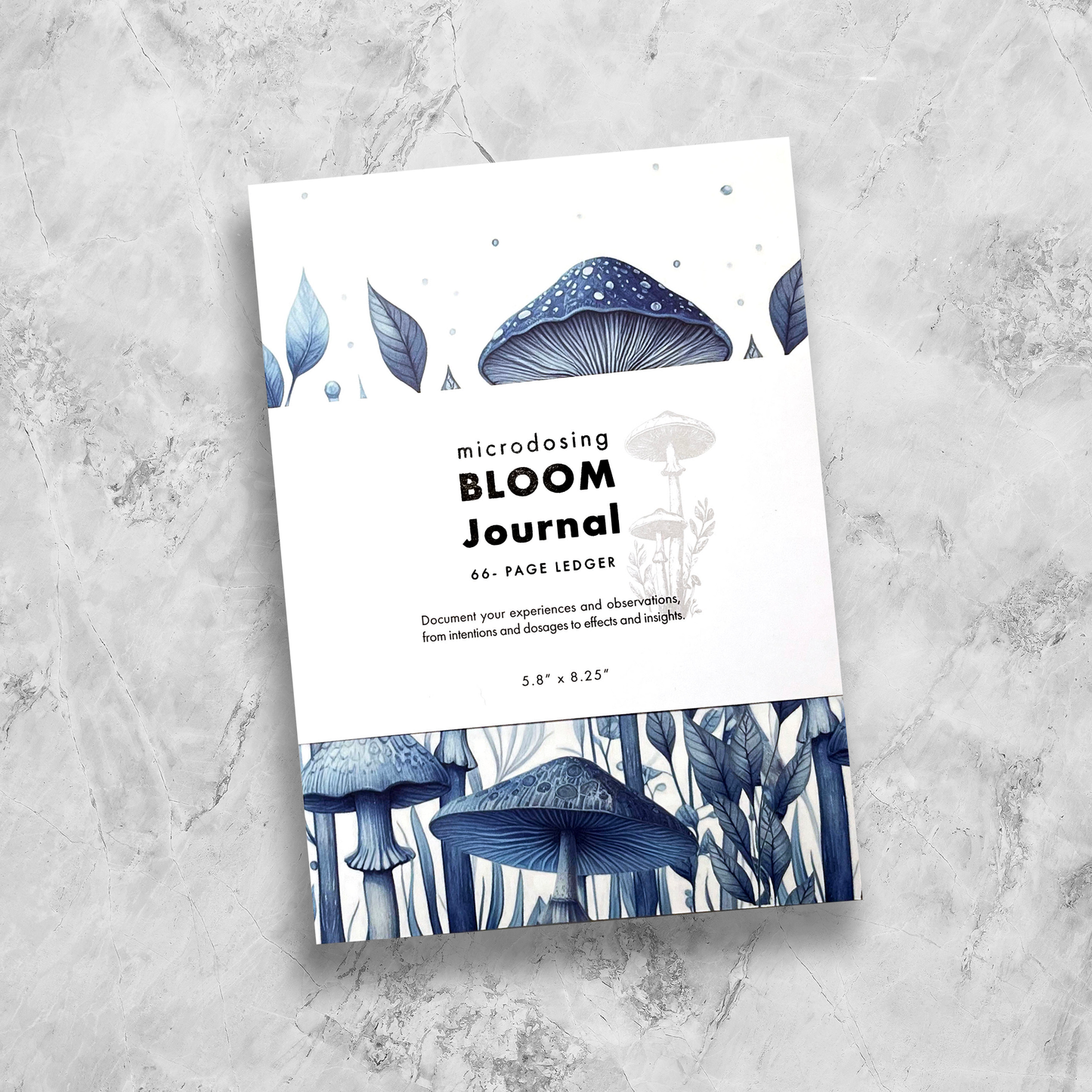 Micro-dosing Bloom Journal 🦋 Blue Shrooms