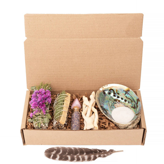 Tranquil Sage Floral Bundles, Lavender Buds, Rose Quartz Kit