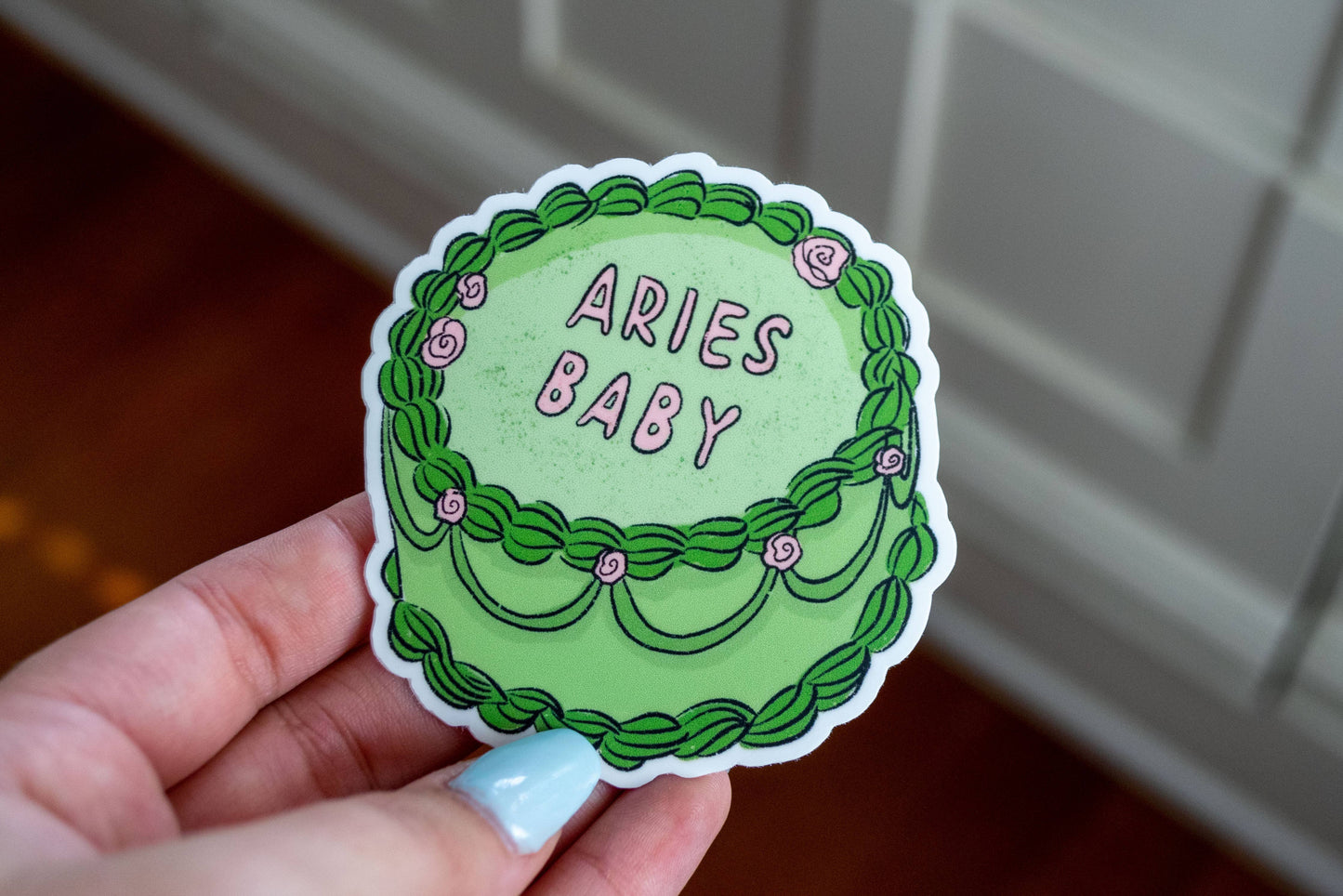 Virgo Baby 🌿✒️ Cake Sticker